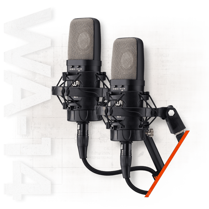 Par De Micrófonos De Condensador Warm Audio WA-14SP — vista 1