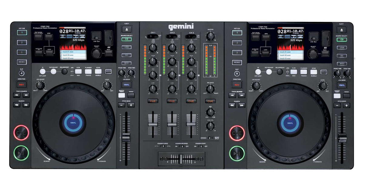 Mezclador Gemini Cdm-3650 Cd/mp3 - The Music Site