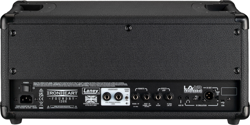 Cabezal Para Guitarra Eléctrica Laney Ironheart Foundry IRF120H De 120 W — Vista 2