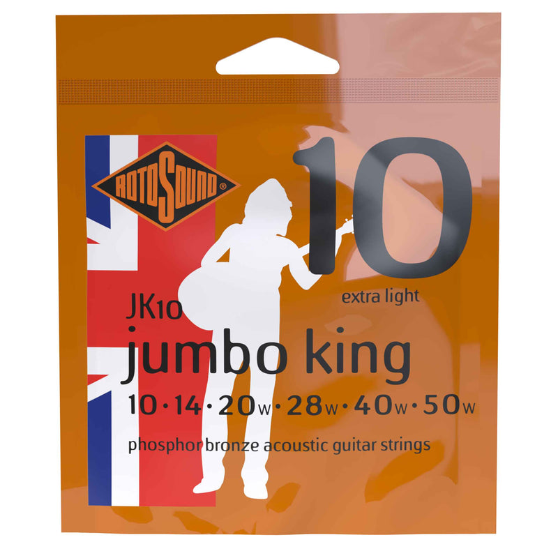 Encordado Rotosound JK10 Guit Acust Jumbo King 10-50