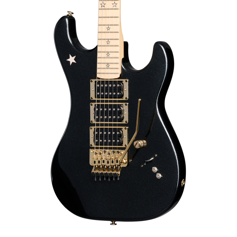 Guitarra Eléctrica Kramer Jersey Star, Black Pearl KVJSBKPGF1 — vista 1