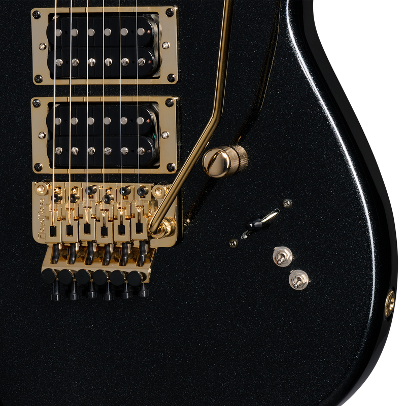 Guitarra Eléctrica Kramer Jersey Star, Black Pearl KVJSBKPGF1 — vista 7