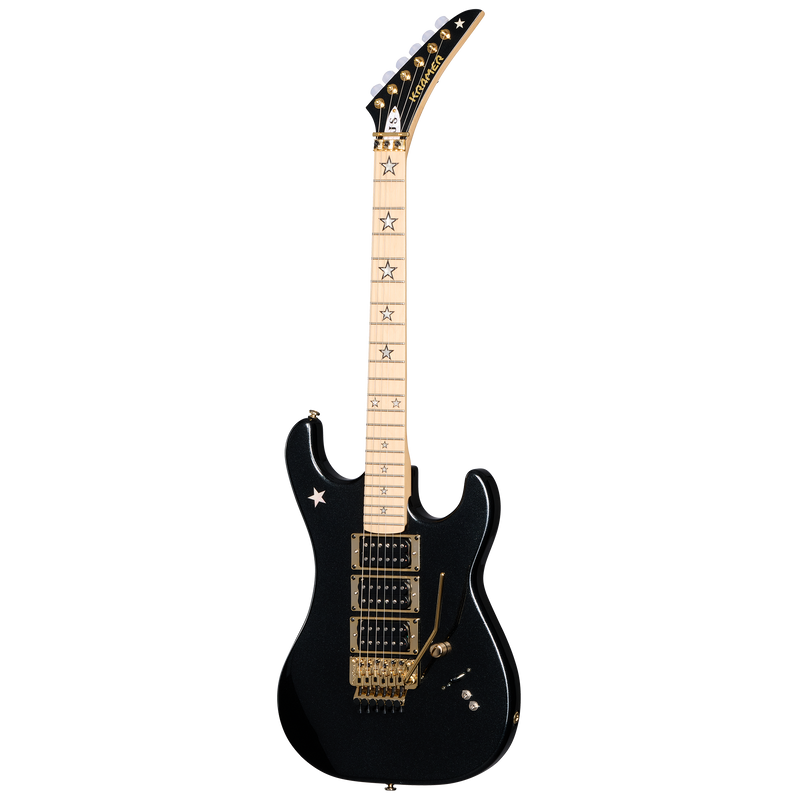 Guitarra Eléctrica Kramer Jersey Star, Black Pearl KVJSBKPGF1 — vista 3