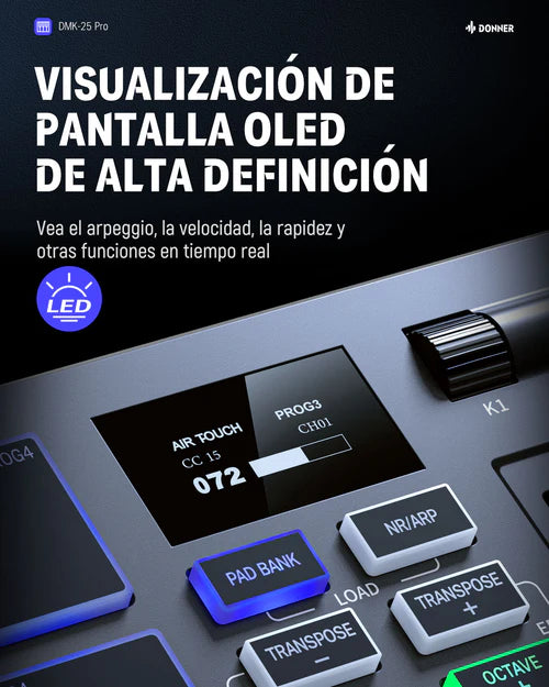 Controlador Donner Ec3360 Dmk-25 Pro