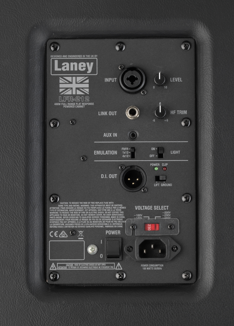 Cabina Activa Laney LFR-212 FRFR Para Guitarra De 800 W — vista 4