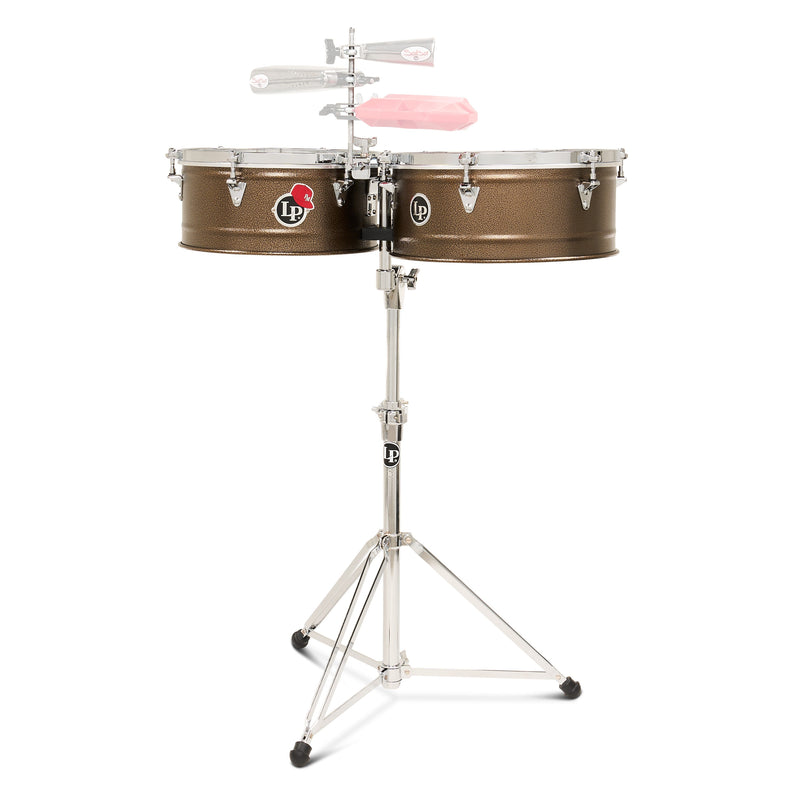 Timbales LP Pedrito Martinez de 14 y 15 pulgadas Dark Mocha — vista 1