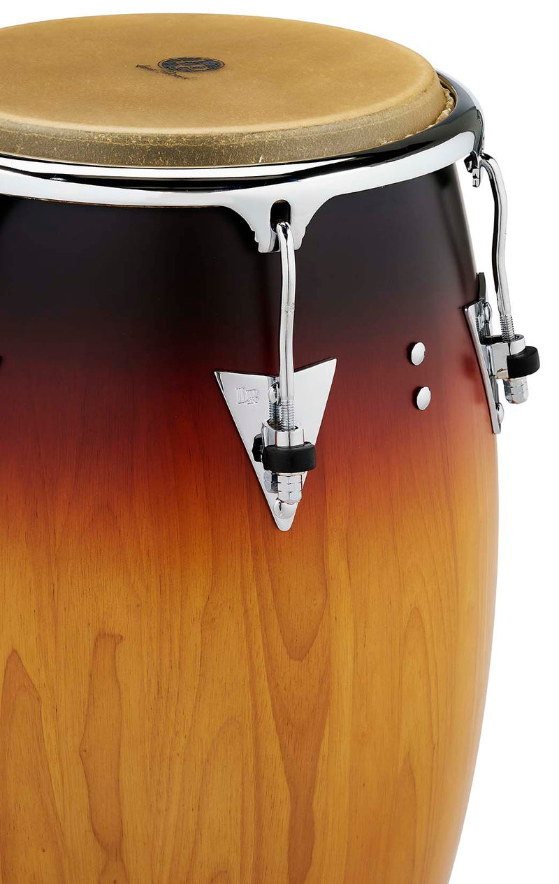 Quinto LP Classic LP522X-MSB de 11 pulgadas, acabado Matte Sunburst. Detalle de aro y tensor. Fotografía oficial LP.