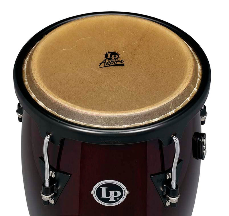 Set de congas LP Aspire de 11 y 12 pulgadas Dark Wood — vista 2