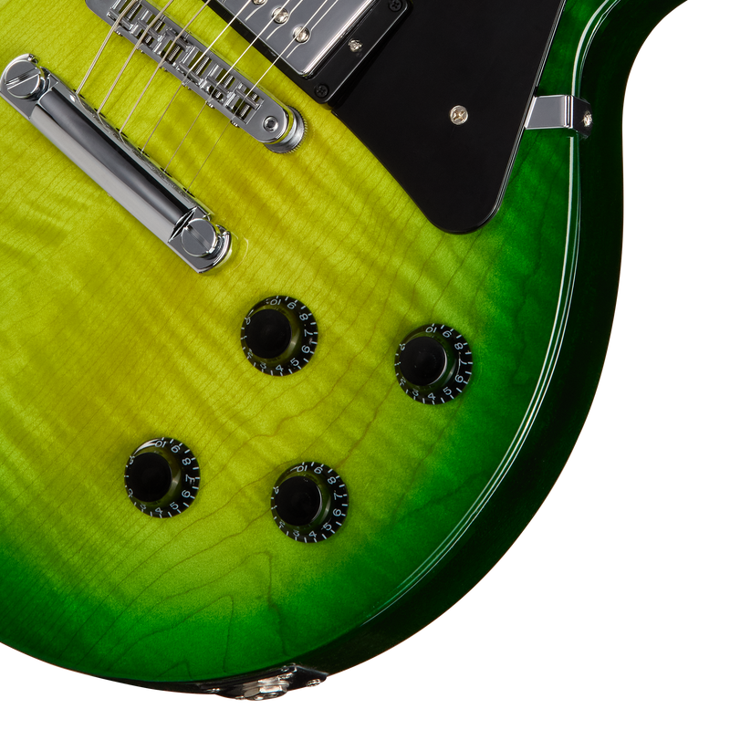 Guitarra Eléctrica Gibson Les Paul Studio Session, Iguana Burst LPSTAA01IUCH1 — vista 8