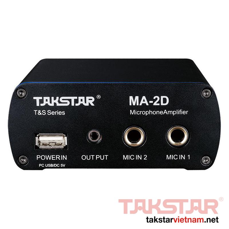 Preamplificador Takstar MA-2D Para Dos Micrófonos Con Reverberación — vista 2