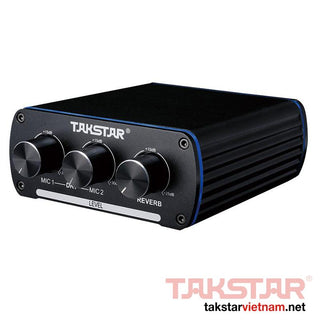 Preamplificador Takstar MA-2D Para Dos Micrófonos Con Reverberación — vista 1