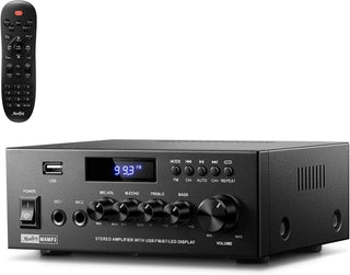 Amplificador Moukey Mk0152 2,0 Bluetooth 5,0 Karaoke