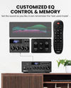 Amplificador Moukey Mk0152 2,0 Bluetooth 5,0 Karaoke