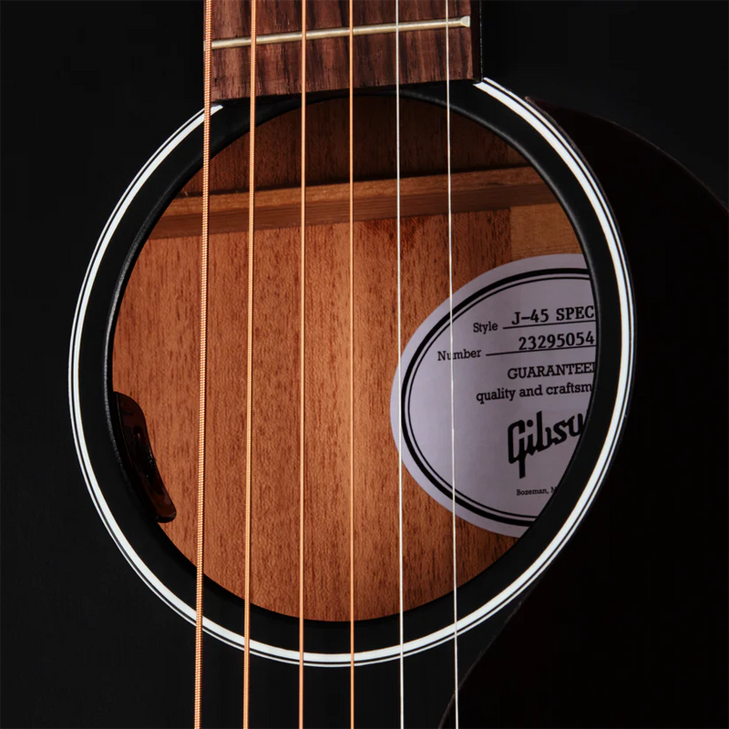 Guitarra Electroacustica Gibson J-45 Special MCRS45SPCEB Satin Ebony