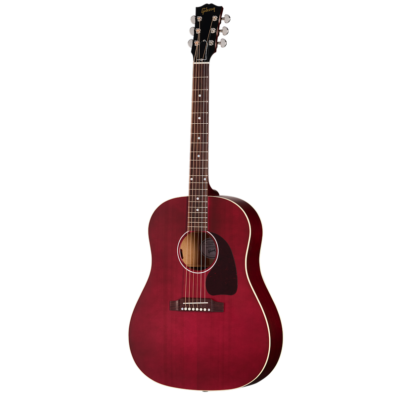Guitarra Electroacustica Gibson J-45 Special Mcrs45spcwr Vino Tinto