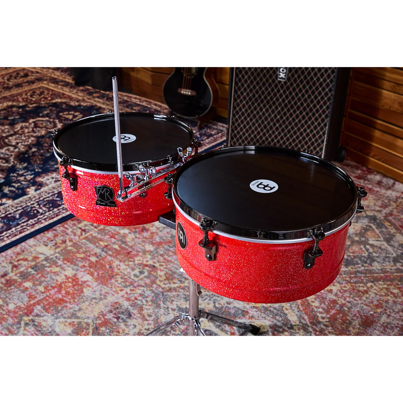 Timbaletas Meinl Mr1415 Manolito Rodriguez Atomic Red