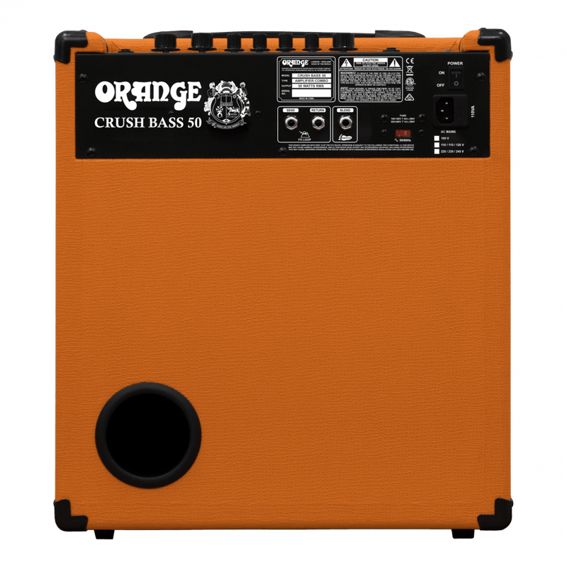 Amplificador Orange Crush Bass 50 Para Bajo Anaranjado