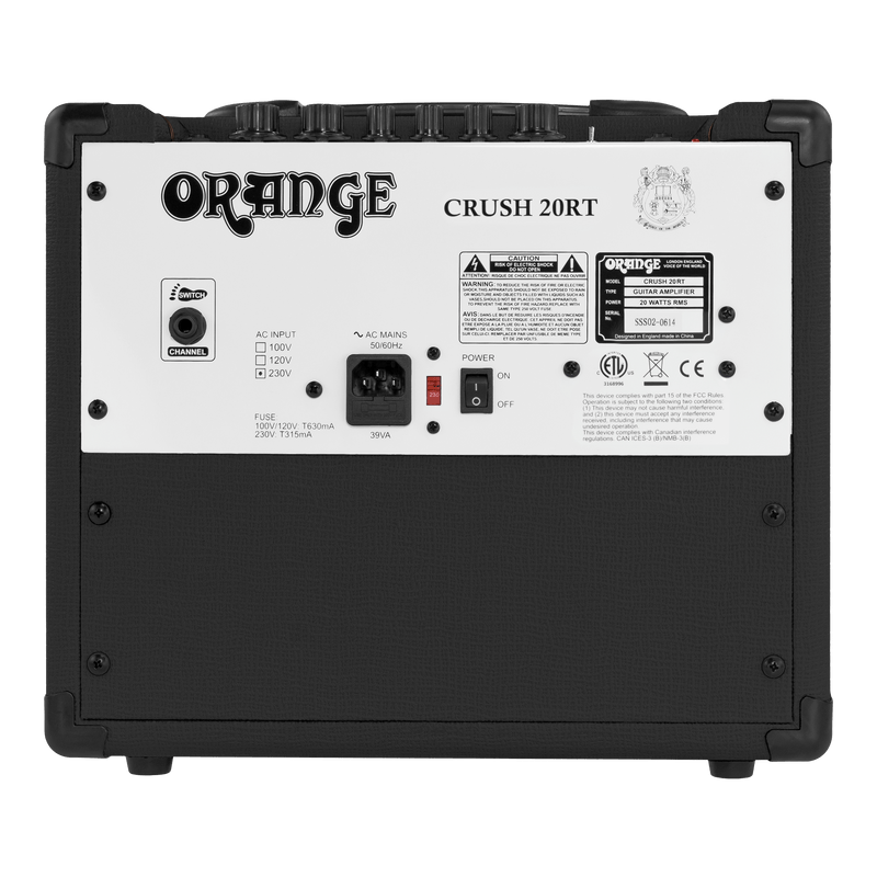 Amplificador Orange D-CRUSH-20RT-BK Para Guitarra Eléctrica — vista 5