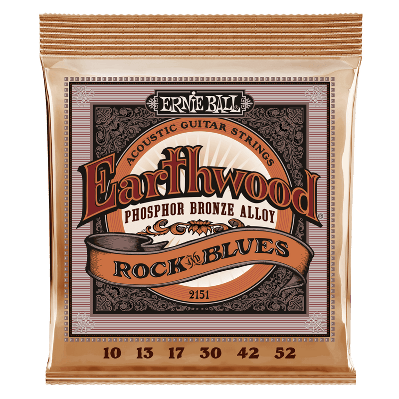 Encordado Ernie Ball Guitarra Acustica Rock & Blues P02151 10-52