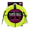 Cable Ernie Ball Braided P06080 10 Pies Amarillo Neón — vista 1