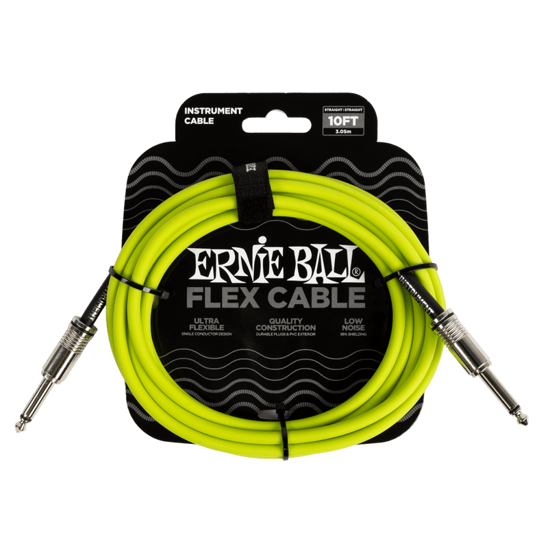 Cable Ernie Ball 10ft P06414 Verde