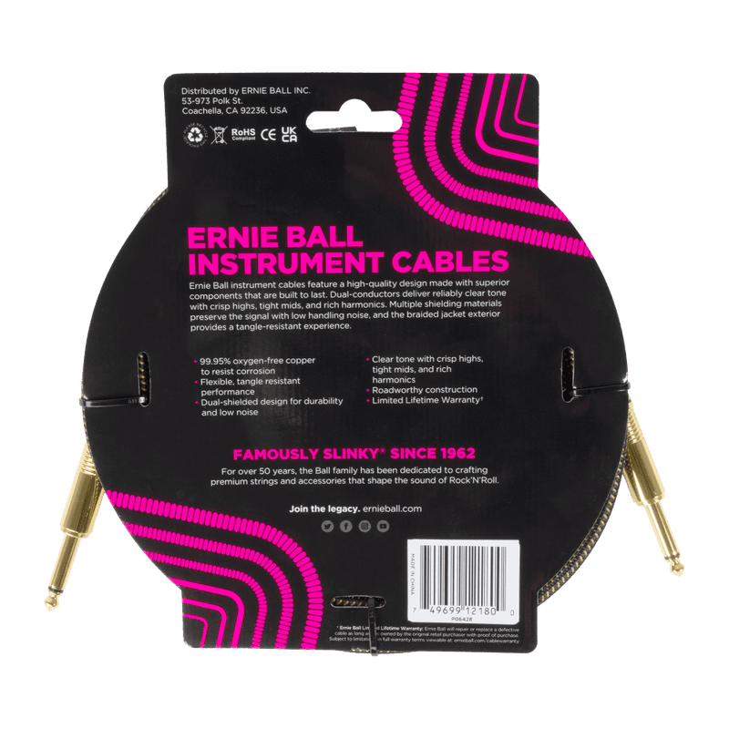 Cable Ernie Ball 10FT P06428 Pay Dirt