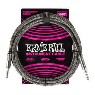 Cable Ernie Ball 10ft P06429 Silver Fox