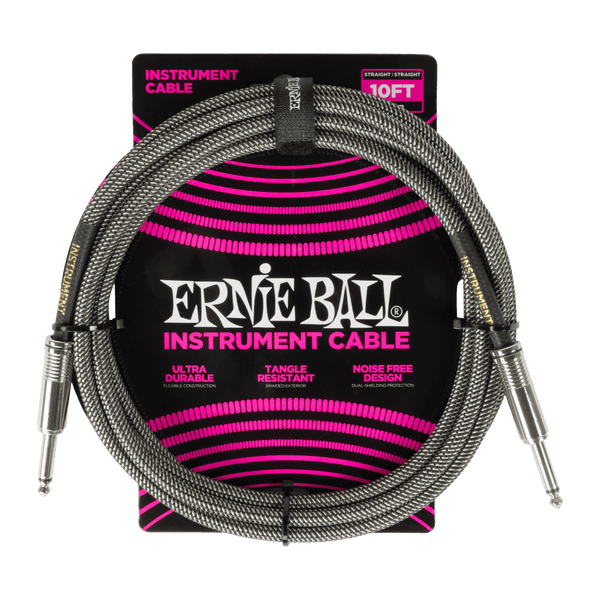 Cable Ernie Ball 10FT P06429 Silver Fox