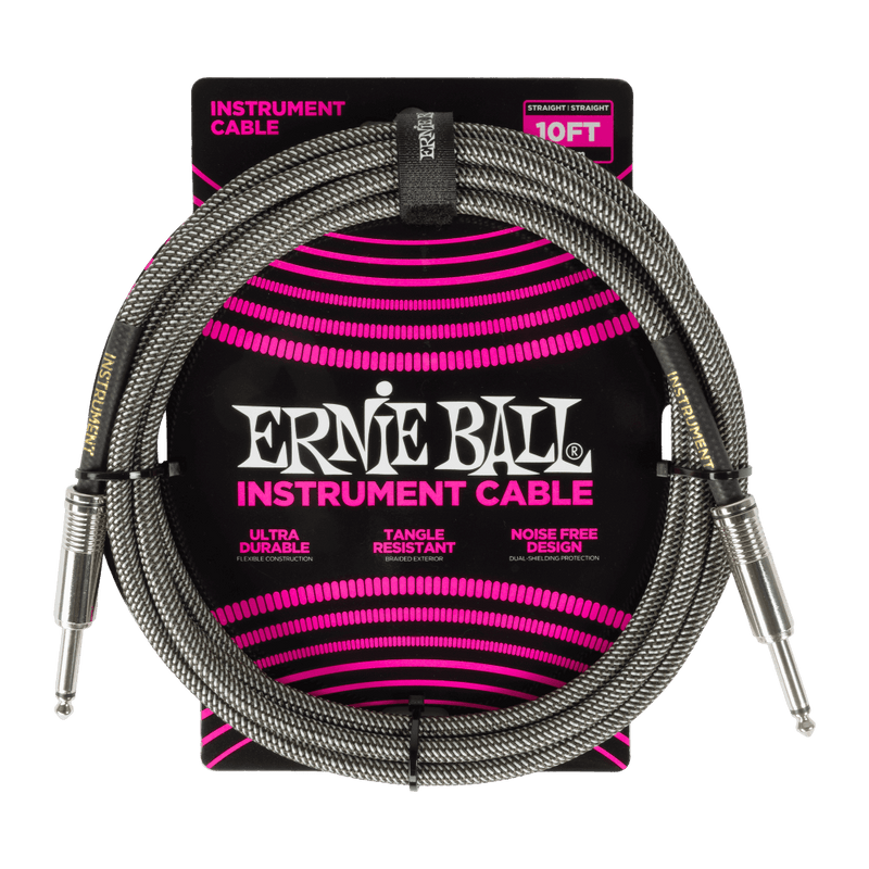 Cable Ernie Ball 10ft P06429 Silver Fox