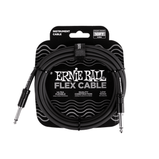 Cable Ernie Ball 10ft P06434 Negro Flex