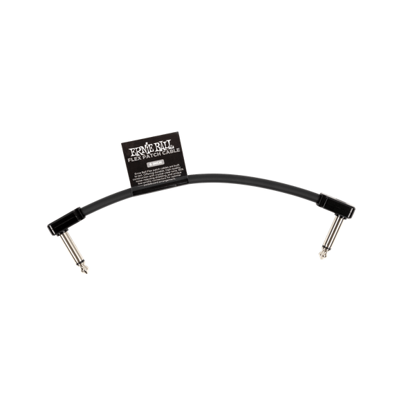 Cable Ernie Ball 6IN  P06439 Flexible Negro