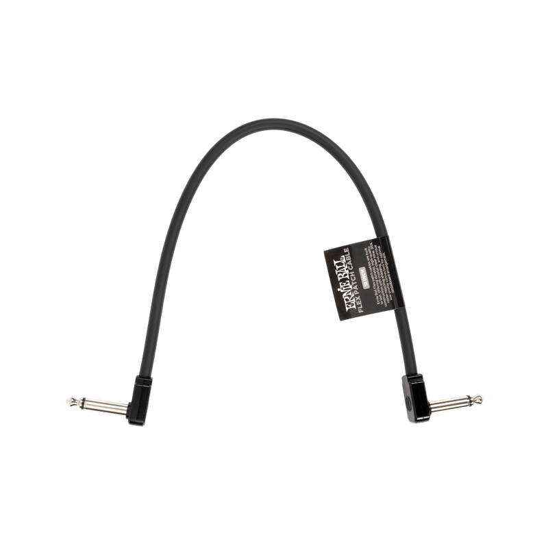 Cable Ernie Ball 12in P06440 Flexible Negro