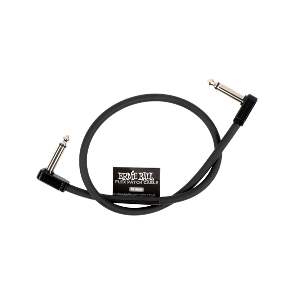 Cable Ernie Ball 18IN P06441 Flexible Negro