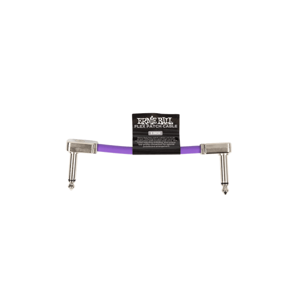 Cable Ernie Ball 3IN P06446 Flexible Purpura