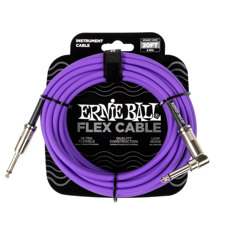 Cable Ernie Ball 20ft P06466 Morado