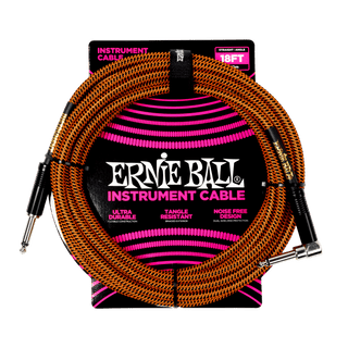 Cable Ernie Ball Braided P06471 18 Pies Pumpkin Pie — vista 1