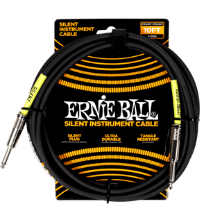 Cable Ernie Ball Classic Silent P06472 10 Pies Negro — vista 1