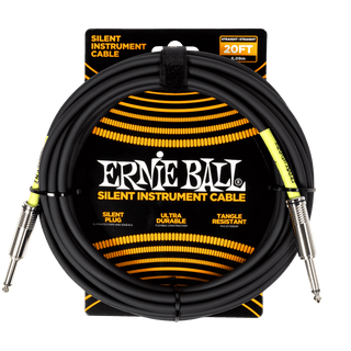 Cable Ernie Ball Classic Silent P06473 20 Pies Negro — vista 1