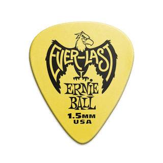 Púas Ernie Ball Everlast P09195 Amarillo 1,5 mm Paquete De 12 — vista 1