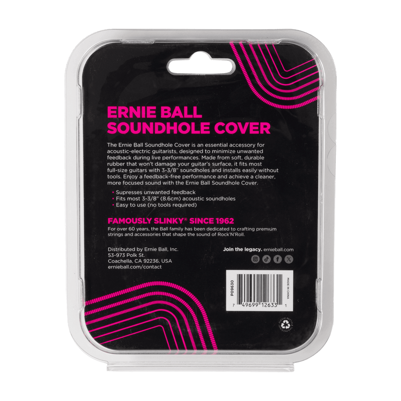 Tapa Antifeedback Para Guitarra Ernie Ball P09630 De 8,6 cm — vista 2