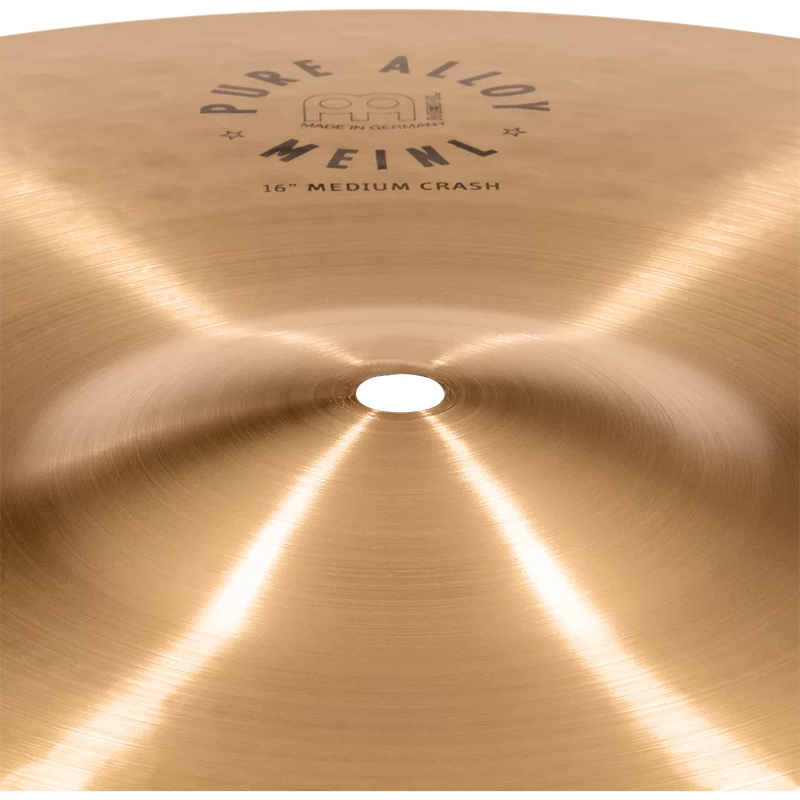 Platillo Meinl Pure Alloy De 16 Pa16Mc Medium Crash