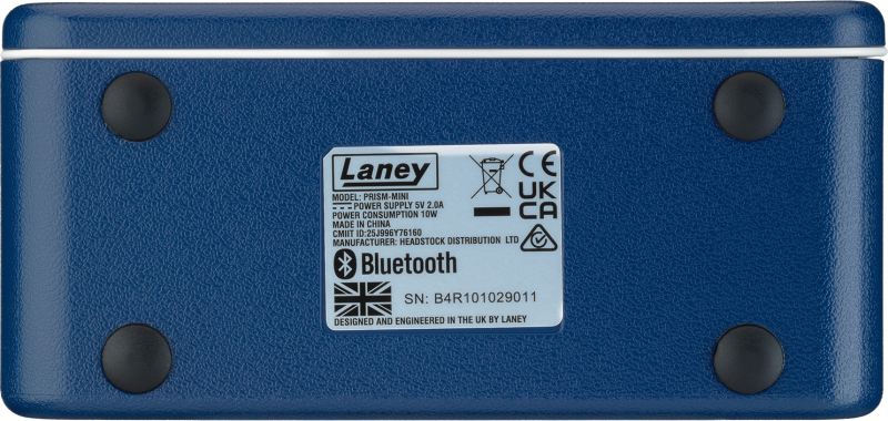 Amplificador Portátil Laney PRISM-MINI-BL Estéreo Azul — Vista 3