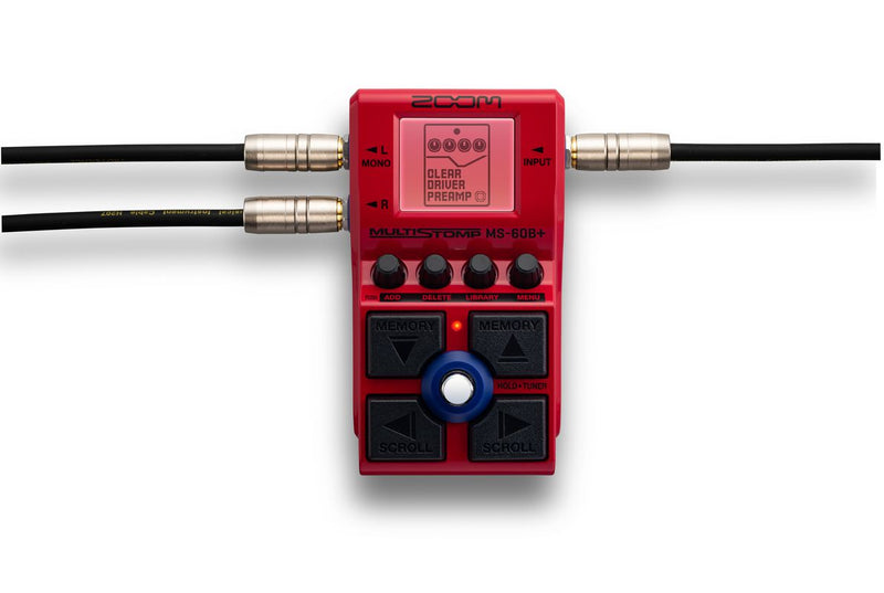 Pedal Zoom Ms-60b+ Multi Stomp Bajo