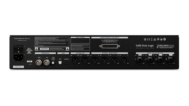 Interfaz Solid State Logic Pure Drive Quad 4 Ch