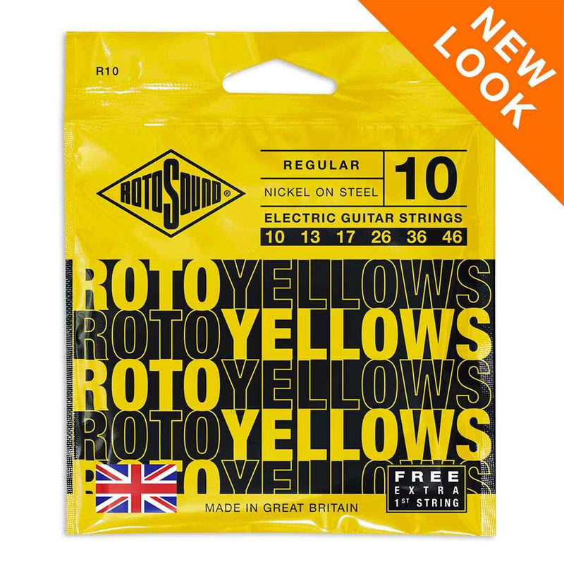 Encordado Rotosound R10 Guit Elect Roto Yellows 10-46