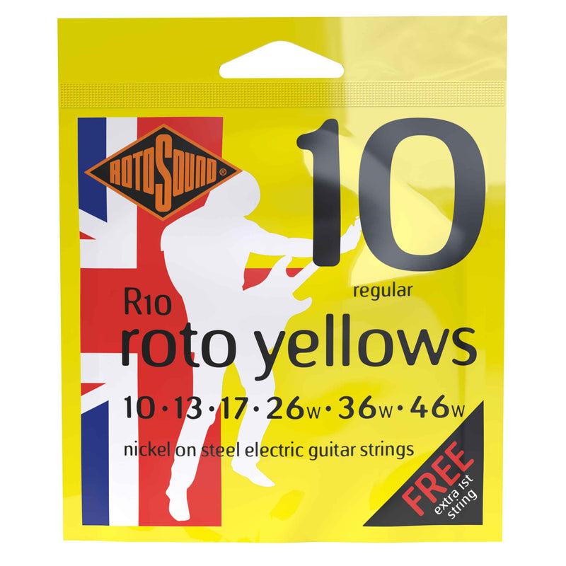 Encordado Rotosound R10 Guit Elect Roto Yellows 10-46
