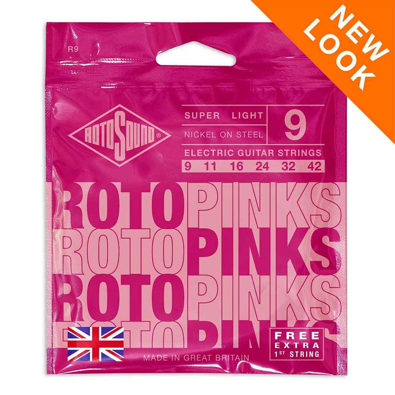 Encordado Rotosound R9 Guit Elect Roto Pinks 9-42