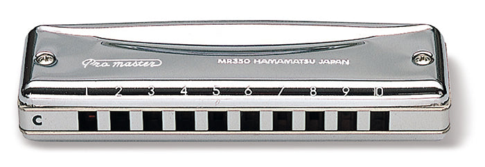 Armónica Suzuki Pro Master MR-350 En Do — vista 1