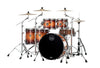 Batería MAPEX Saturn Evolution SE628XMPO Exotic Sunburst Arce-Nogal