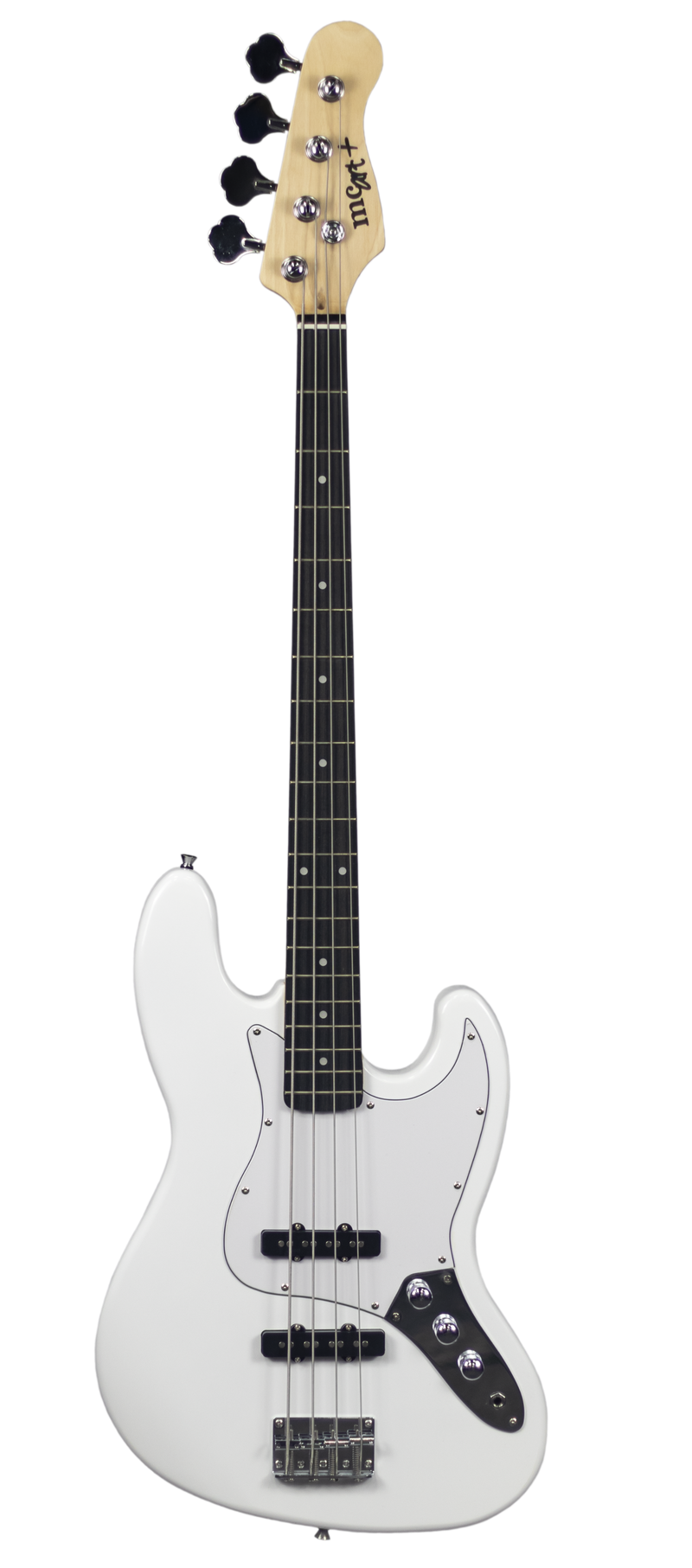 Bajo Electrico Mc-art+ Sjb 01 White